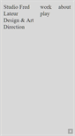 Mobile Screenshot of fredlateur.com